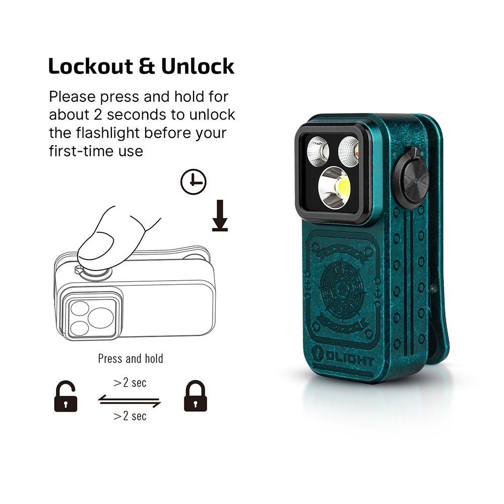 OLIGHT Oclip Pro S / Oclip Pro Multifunctional EDC Clip Flashlight