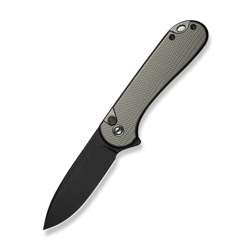 CIVIVI Button Lock Elementum II Flipper Knife Aluminum Handle (2.96" Nitro-V Blade) C18062PD-1