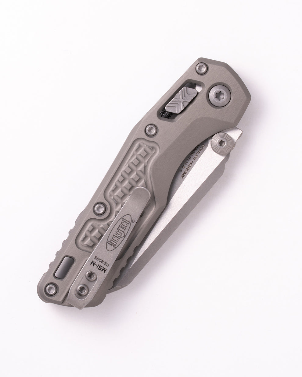 MICROTECH M.S.I Ram-Lok® Mini Apocalyptic Standard Frag Aluminum Natural Clear (210M-10APFRNC)