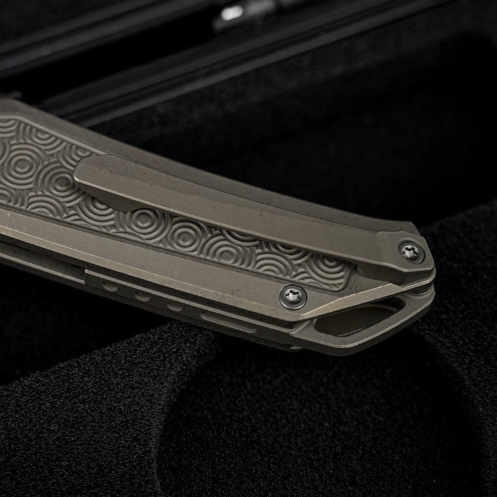 VOSTEED Thunderbird V- Vanchor Lock® (3.46" M390 Blade & Titanium Handle) - A0325