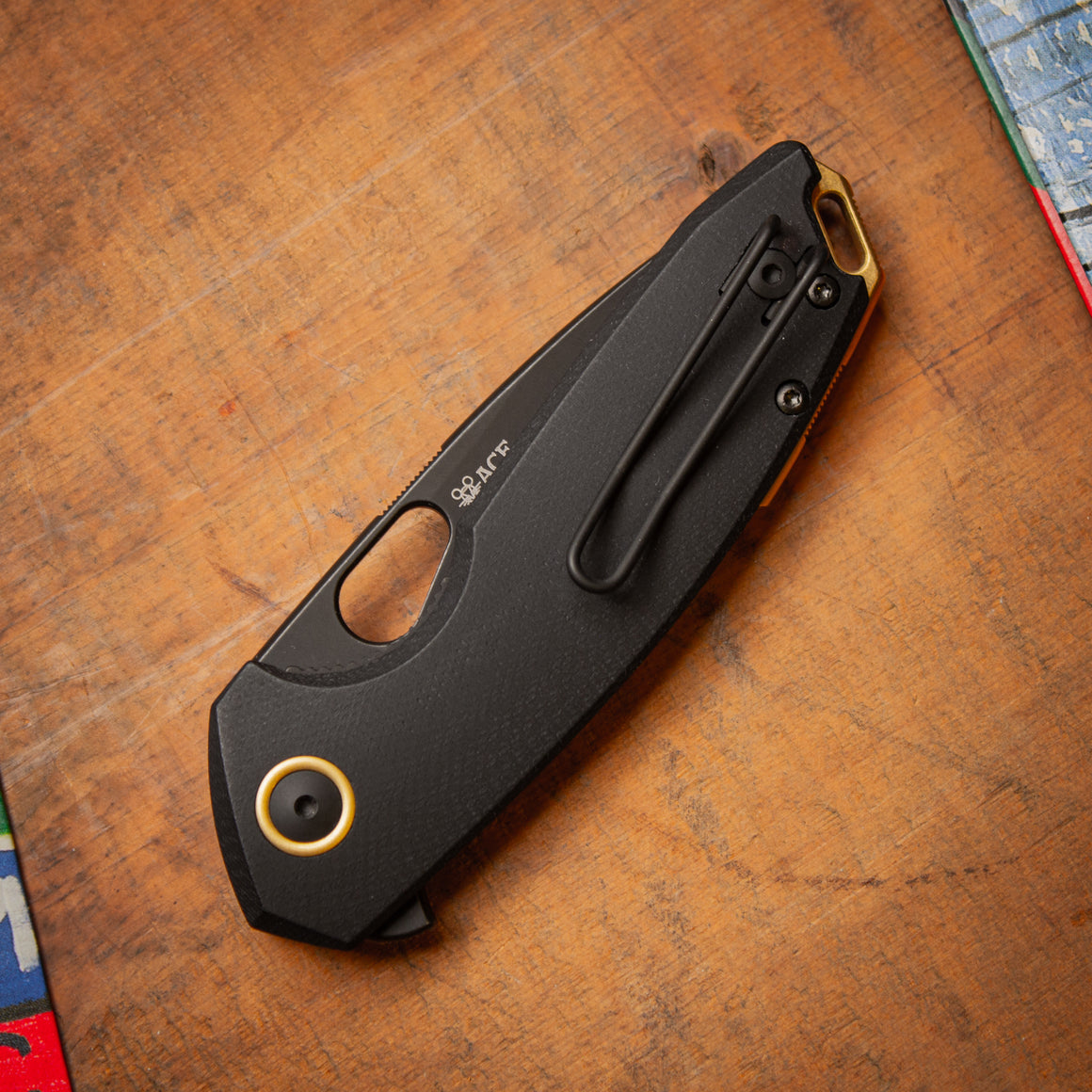 GIANT MOUSE ACE Tribeca - Black & Brass