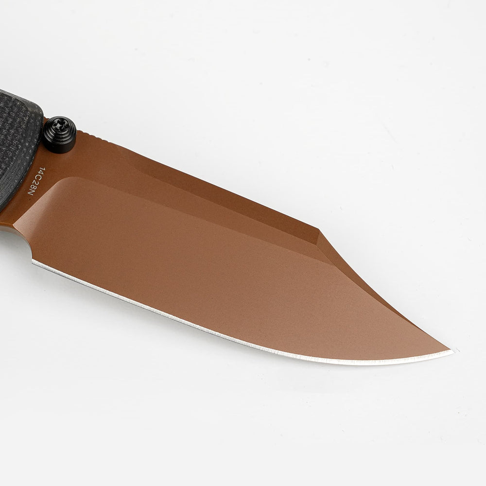 VOSTEED Raccoon® 2.0 - Top Liner Lock (3.25" 14C28N Blade & Micarta Handle) - A2926
