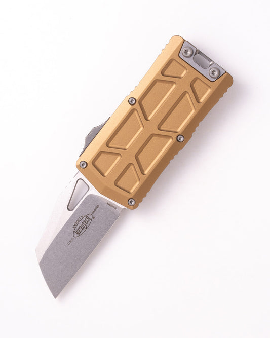 Microtech Gear Exocet® II Wharncliffe Stonewash Standard Tan (1156-10TA)