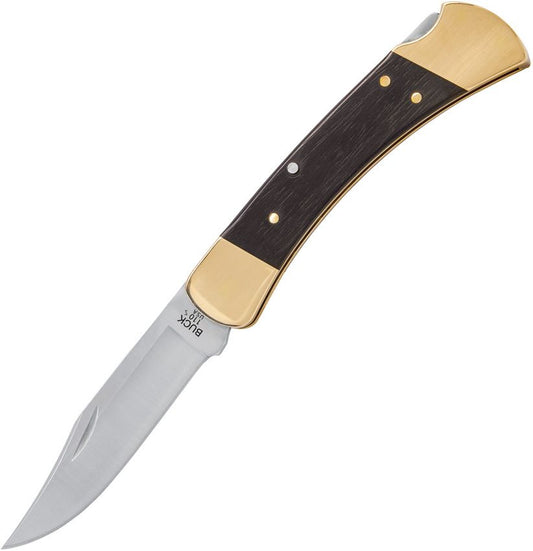 Buck 110 Slim Heritage Brass