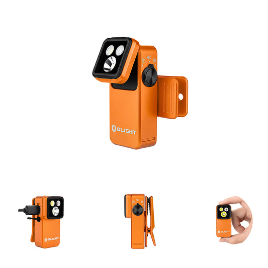 OLIGHT Oclip 2 Pro EDC Clip Flashlight | 530lm Floodlight, Red & Spotlight