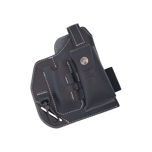 MKM-MANIAGO KNIFE MAKERS EDC BELT ORGANIZER SHEATH, BLACK
