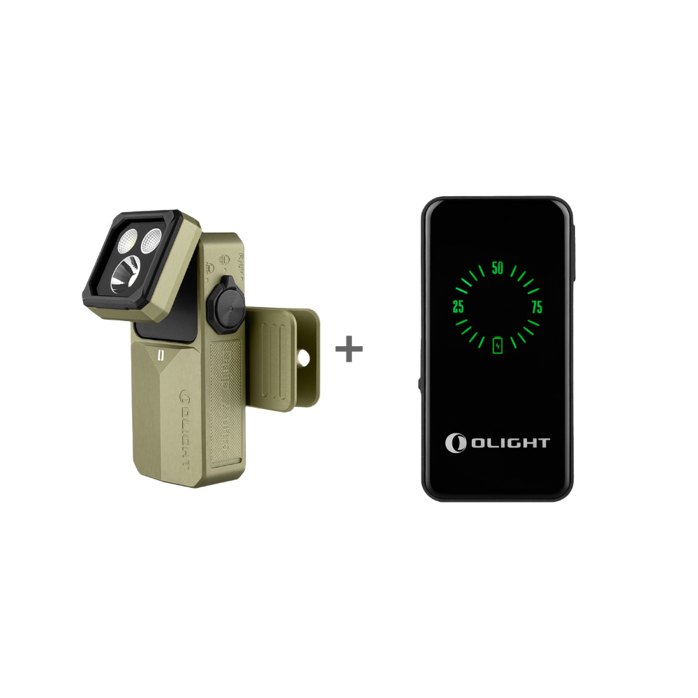 OLIGHT Oclip 2 Ultra & Premium Clip Flashlight | UV, Floodlight, Red & Spotlight