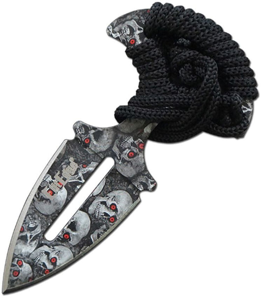 ElitEdge Push Dagger Gray Skull