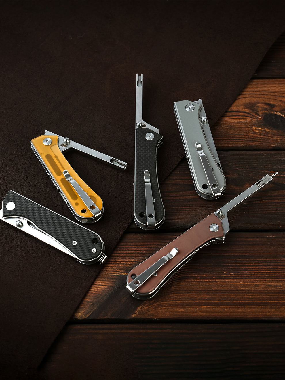 NUKNIVES KUMPANTER T33 FOLDING SCREWDRIVER BLACK T33-3001