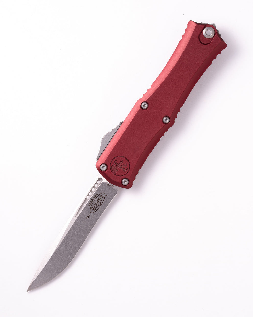 Microtech Gear Hera® II Mini Recurve Merlot Stonewash Standard (1705M-10MR)