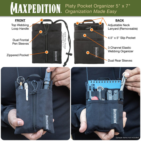 MAXPEDITION Platy Pocket Organizer 5" x 7"