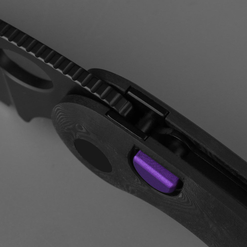 KIZER CUTLERY Microbe™ | 5Th Pocket Knife | Kizer Button Liner Lock™ | Camo Carbon Jazzy Handle | KizerB™ 2742A4