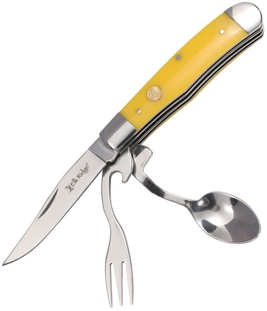 Elk Ridge Multi Tool Folder Yellow POM