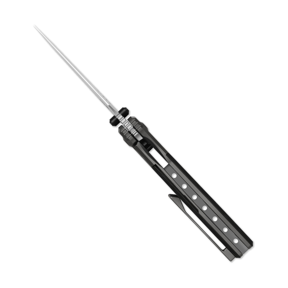 KIZER CUTLERY Shrike | S45VN | Titanium & Carbon Fiber | Front Flipper | Ki3746A1