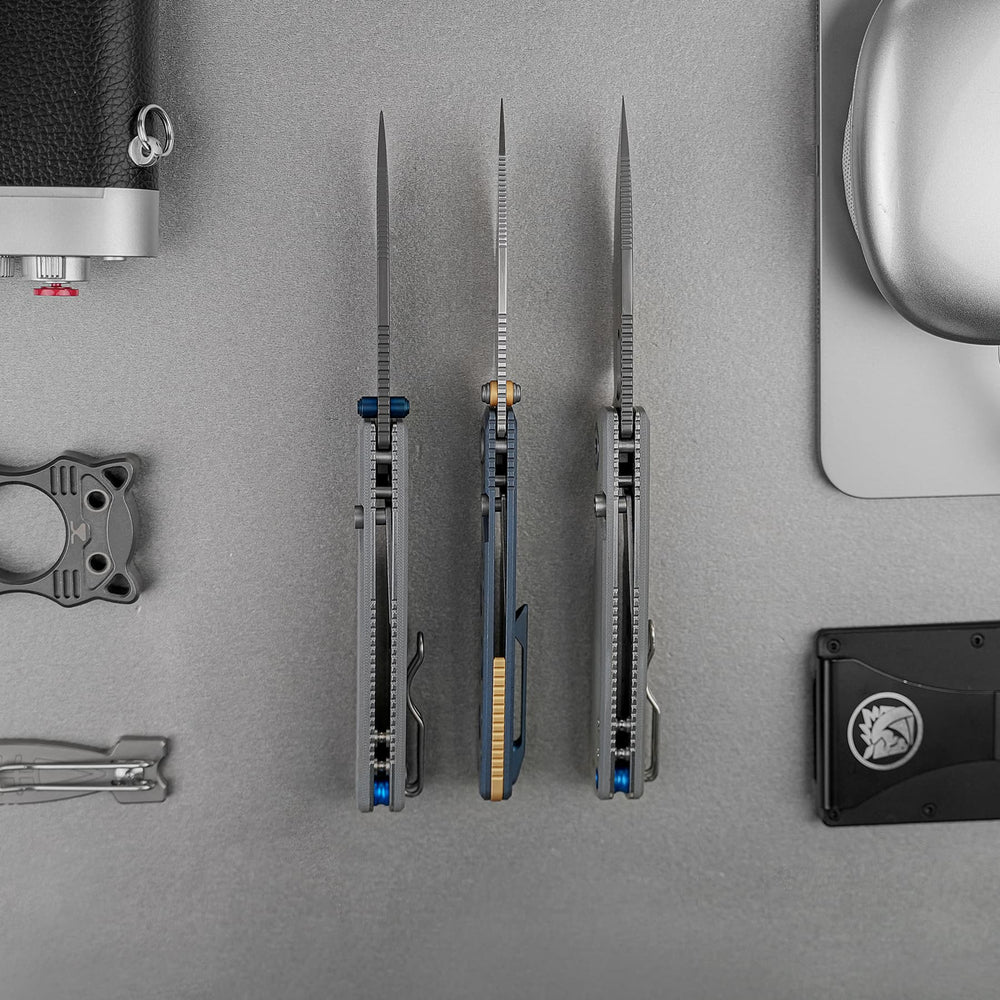 VOSTEED Porcupine TiSlim™ - Top Liner Lock (3.04" S90V Blade & Titanium Handle) - A4806