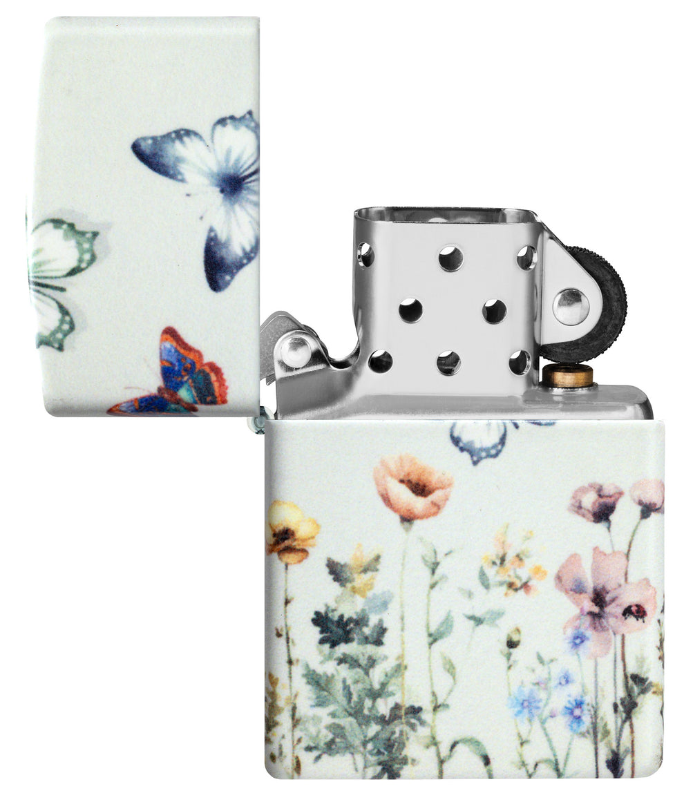 ZIPPO Glowing Butterflies Design