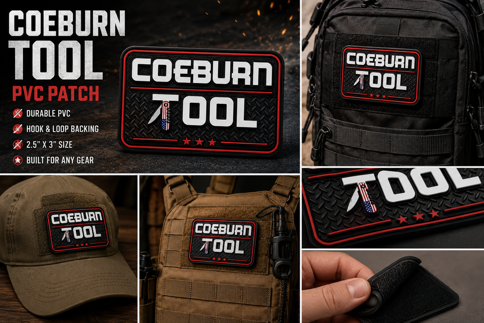 Coeburn Tool Logo Hook & Loop Patch | CTPATCH