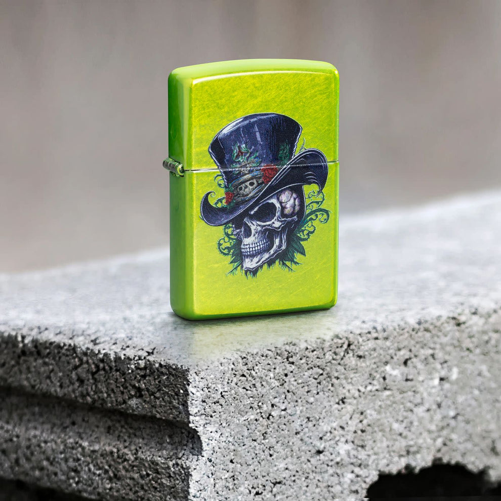 ZIPPO Steampunk Skeleton Design