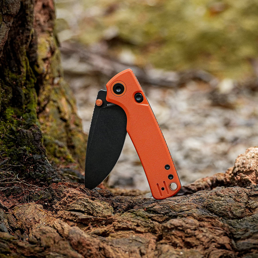 VOSTEED Porcupine- Top Liner Lock (2.99" 14C28N Blade & G10 Handle) - A2628