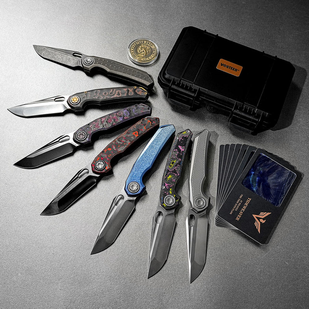 VOSTEED Thunderbird V- Vanchor Lock® (3.46" M390 Blade & Titanium Handle) - A0324