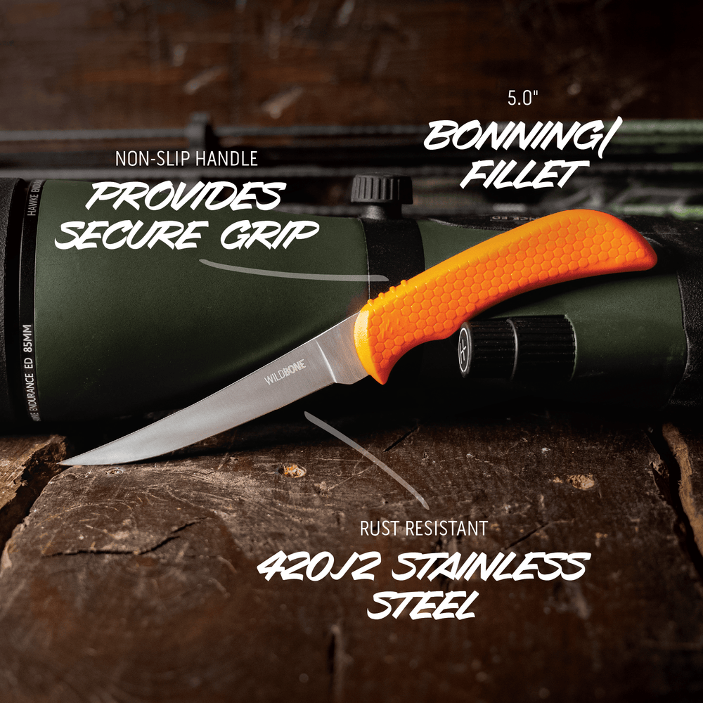 OUTDOOR EDGE WILD PAK™
8-PIECE GAME PROCESSING KIT