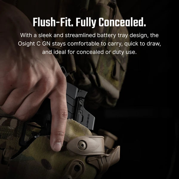 OLIGHT Osight C Open Reflex Optic with Replaceable Side-Loading Battery