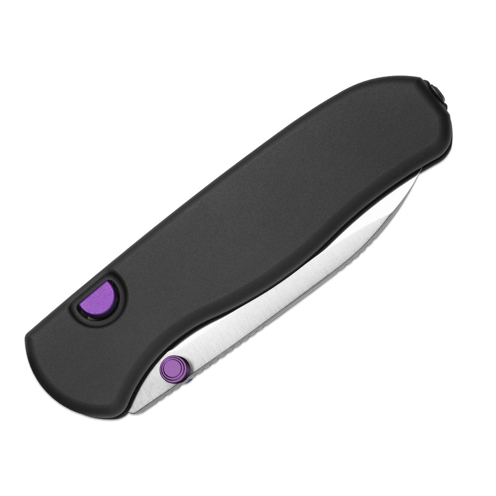 Drop Bear® Zero | Kizer Button Liner Lock™ | Elmax + Satin + Hollow Grind | Alumium | KizerB™ 3619BDA3