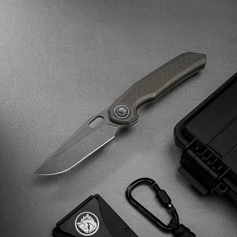 VOSTEED Thunderbird V- Vanchor Lock® (3.46" M390 Blade & Titanium Handle) - A0325