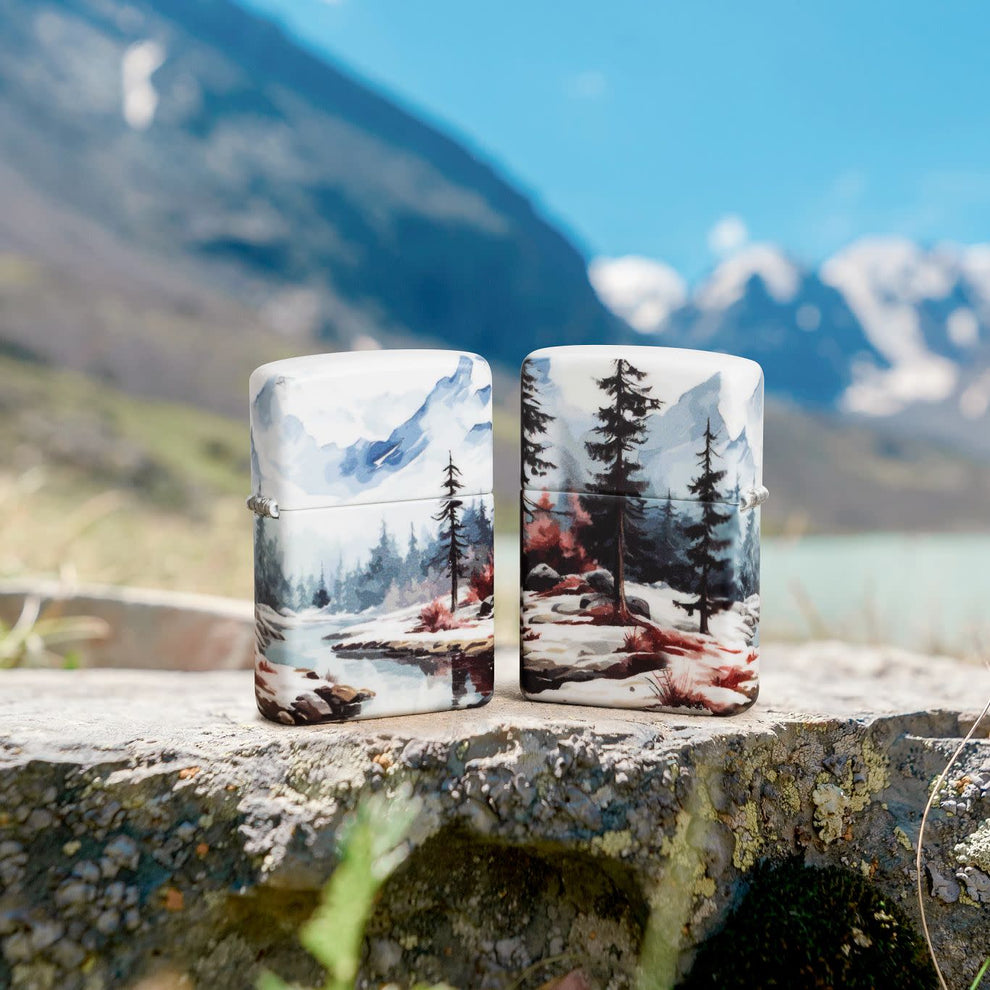 ZIPPO Frozen Valley Design