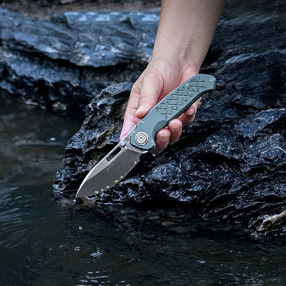 VOSTEED Zander - Vanchor Lock® (3.40" S35VN Blade & Aluminum Handle) - A4605