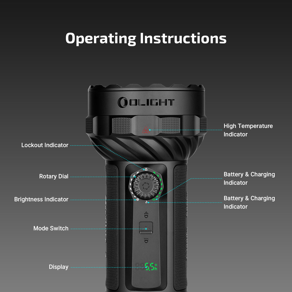 OLIGHT Marauder 3 - 25,000 Lumen Rechargeable Flashlight