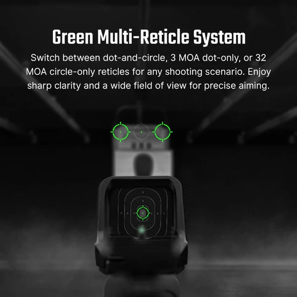 OLIGHT Osight C Open Reflex Optic with Replaceable Side-Loading Battery