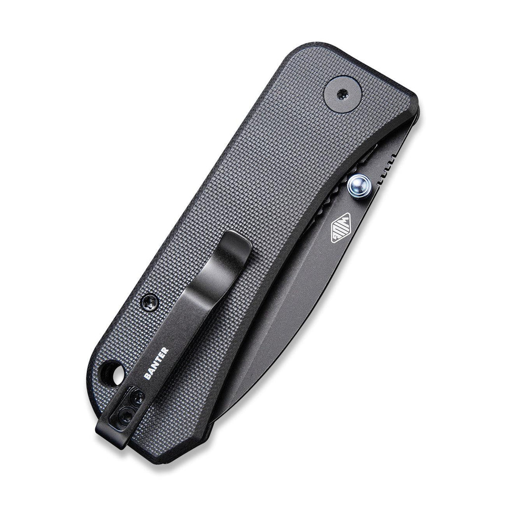WEKNIFE Banter Thumb Stud Knife G10 Handle (2.9" CPM S35VN Blade) 2004B