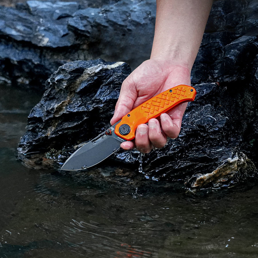 VOSTEED Zander - Vanchor Lock® (3.40" S35VN Blade & Aluminum Handle) - A4606
