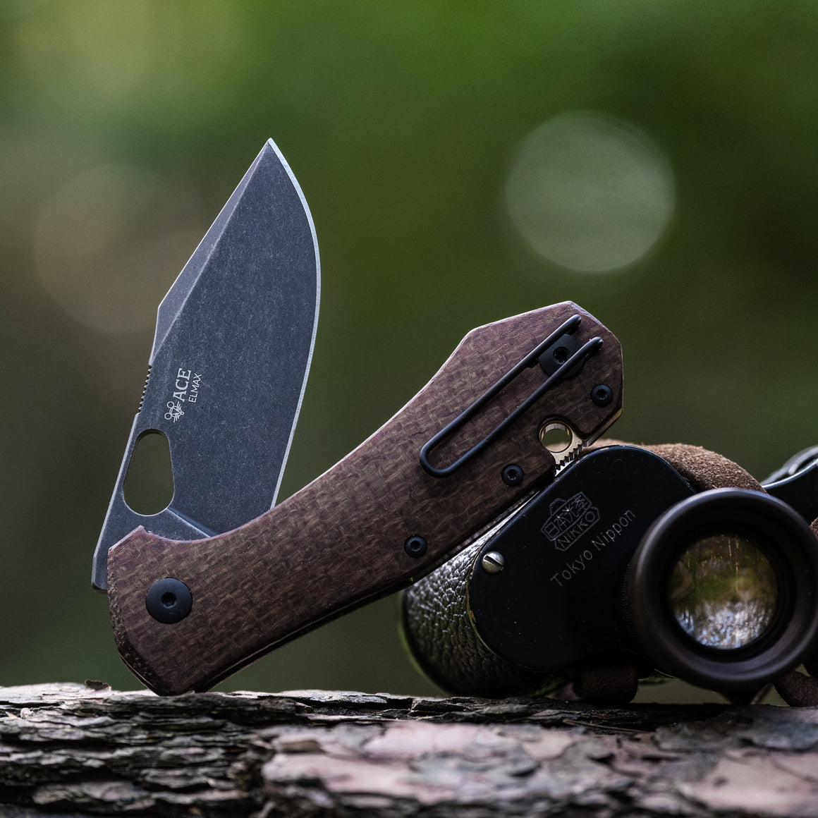 GIANT MOUSE ACE Atelier - Burlap Micarta