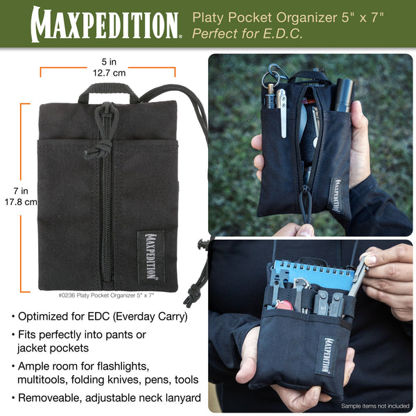 MAXPEDITION Platy Pocket Organizer 5" x 7"