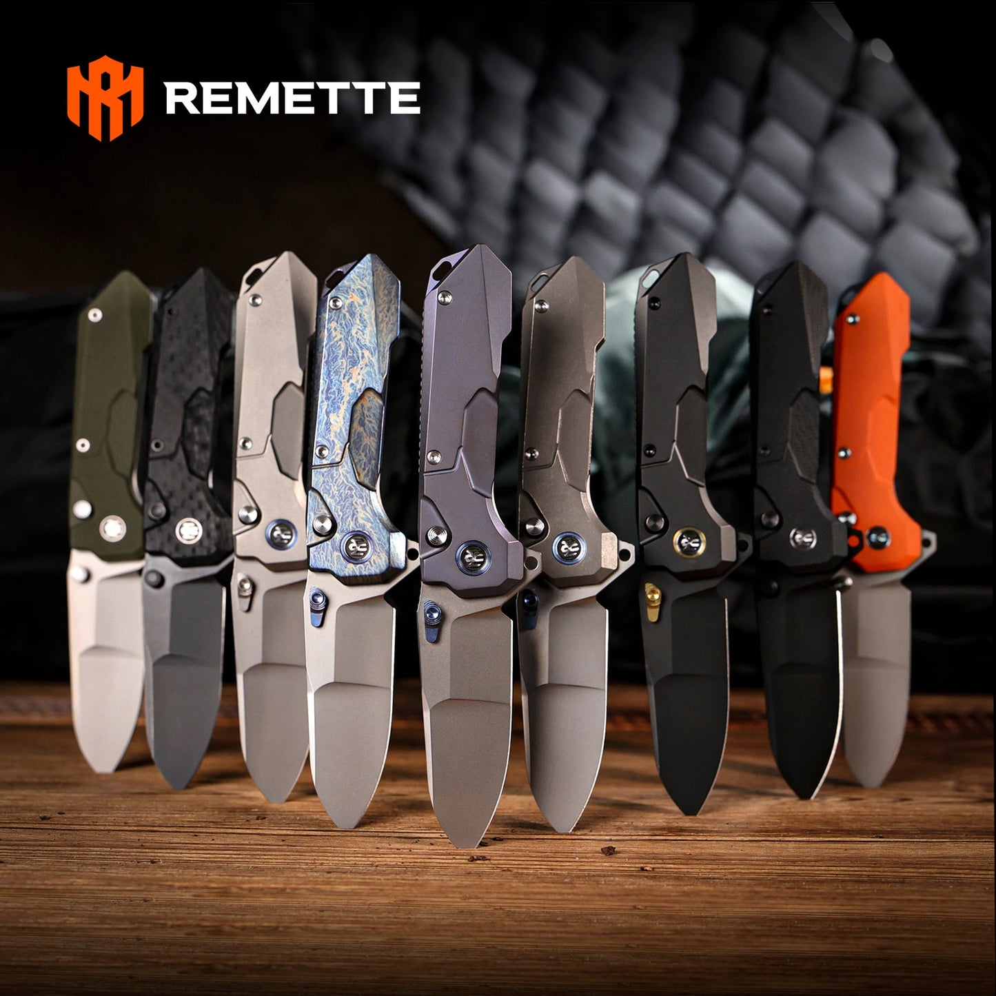 REMETTE RT-Cosmic Knife Button Liner Lock 14C28N Blade G10 Handle Outdoor Camping Knives RTCO-GB