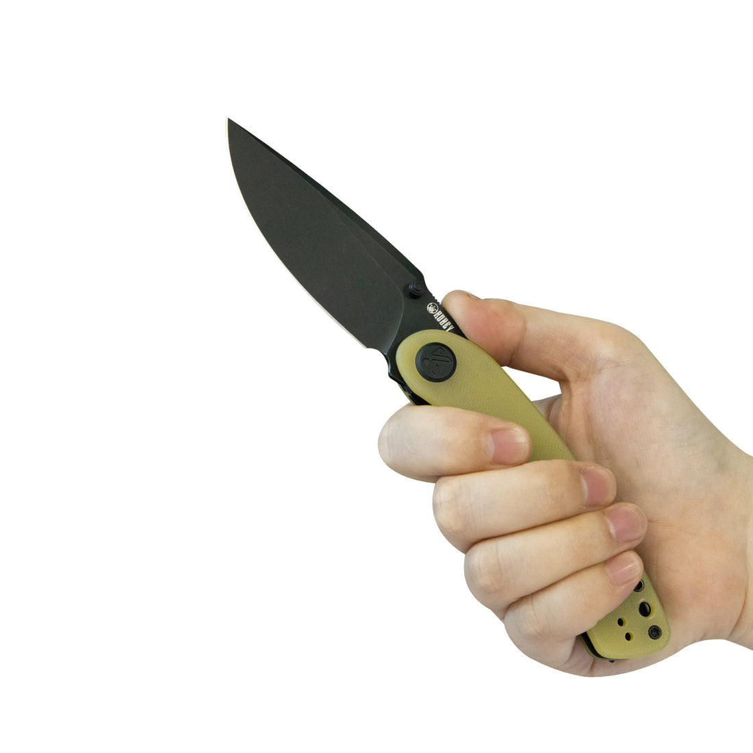 KUBEY Momentum Linerlock Translucent Yellow KU344O