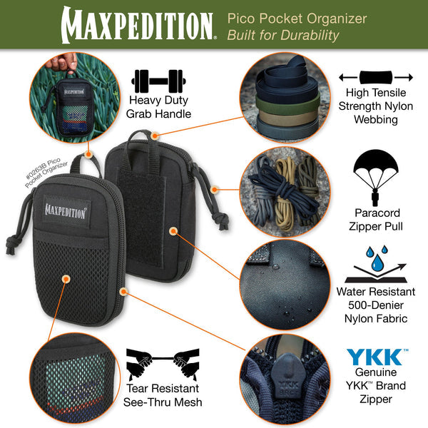MAXPEDITION Pico Pocket Organizer