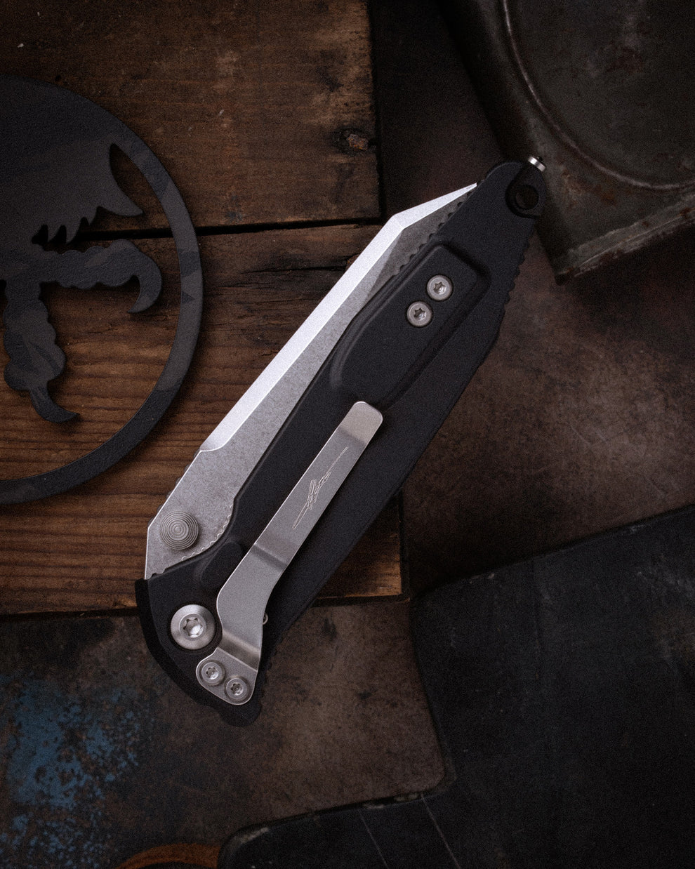 Microtech Gear SOCOM® ELITE WARCOM SIGNATURE SERIES STONEWASH STANDARD (259-10S)