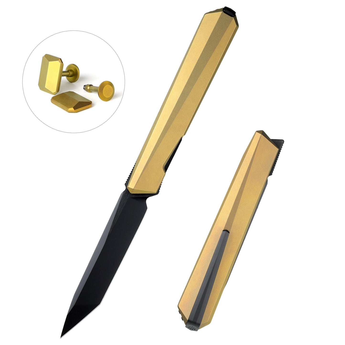 REMETTE RT-ELIGO Knife M390 Blade Titanium Handle Liner Lock Folding Pocket EDC Knife EGA3