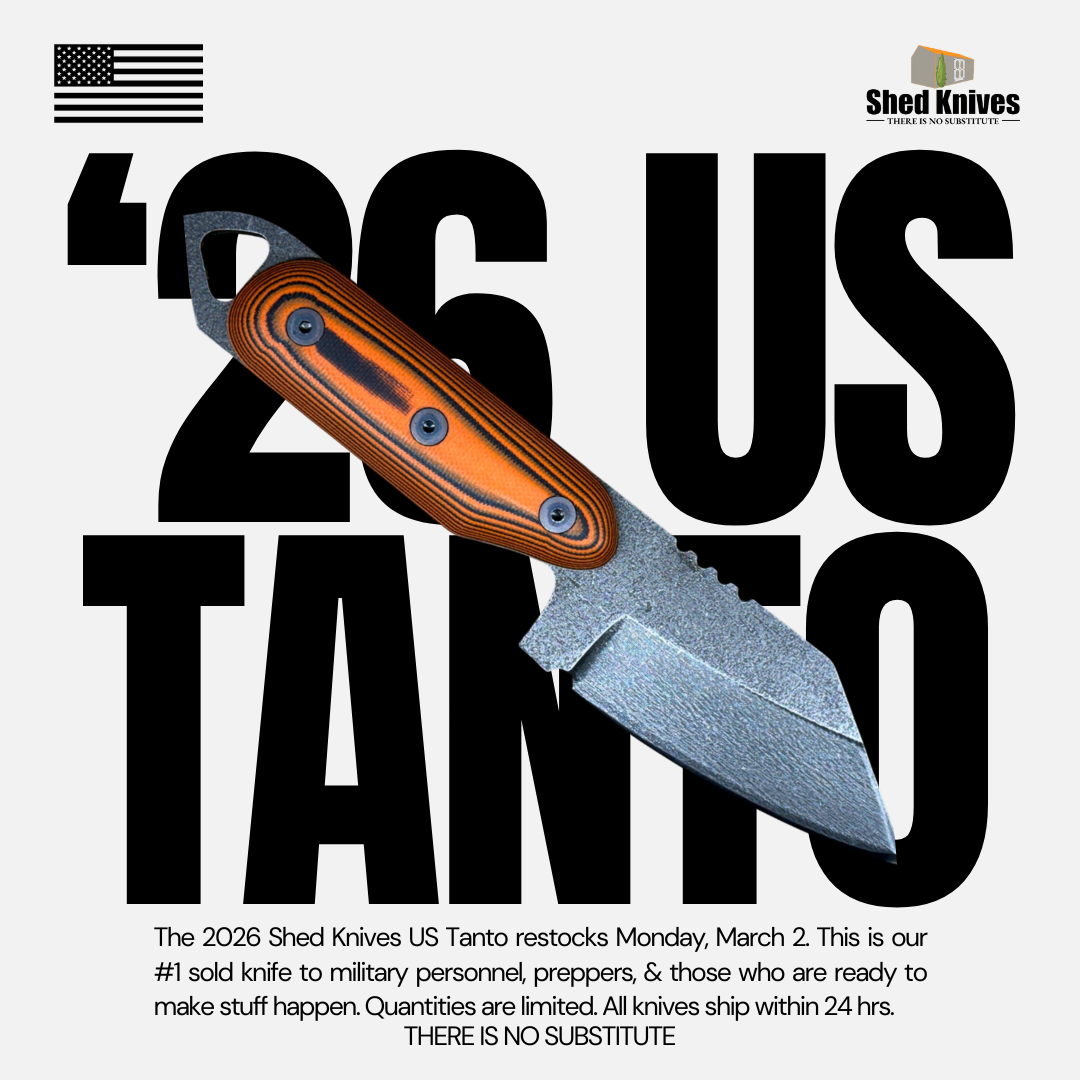 SHED KNIVES 2026 US Tanto