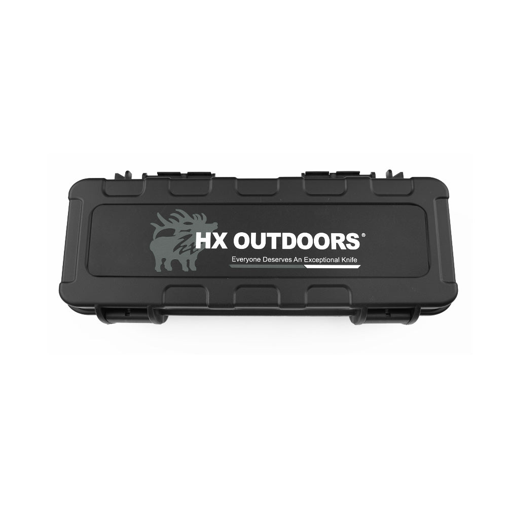 HX OUTDOORS FALCILUX Folding Hatchet | 9.25" Overall Length | DC53 Blade | Black G10 Handle