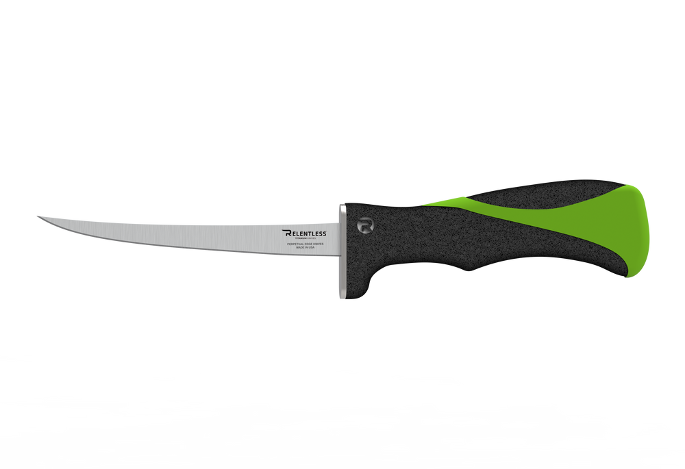 Relentless Knives 6" Straight Fillet Knife