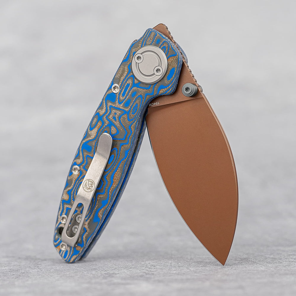 VOSTEED Shilin Cutter® - Vanchor Lock® (2.90" 154CM Blade & Micarta Handle) - A2811
