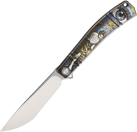Rike Knife Framelock Engraved