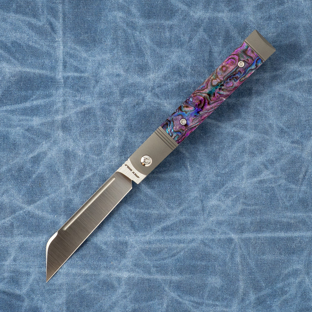 JACK WOLF KNIVES Feelbetter Jack - Purple Abalone
