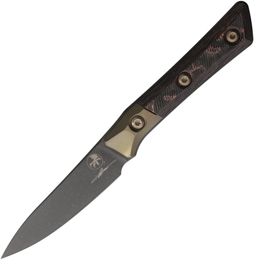 Microtech Paring Knife DLC Livewire