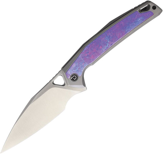 Defcon Framelock Purple Crystal