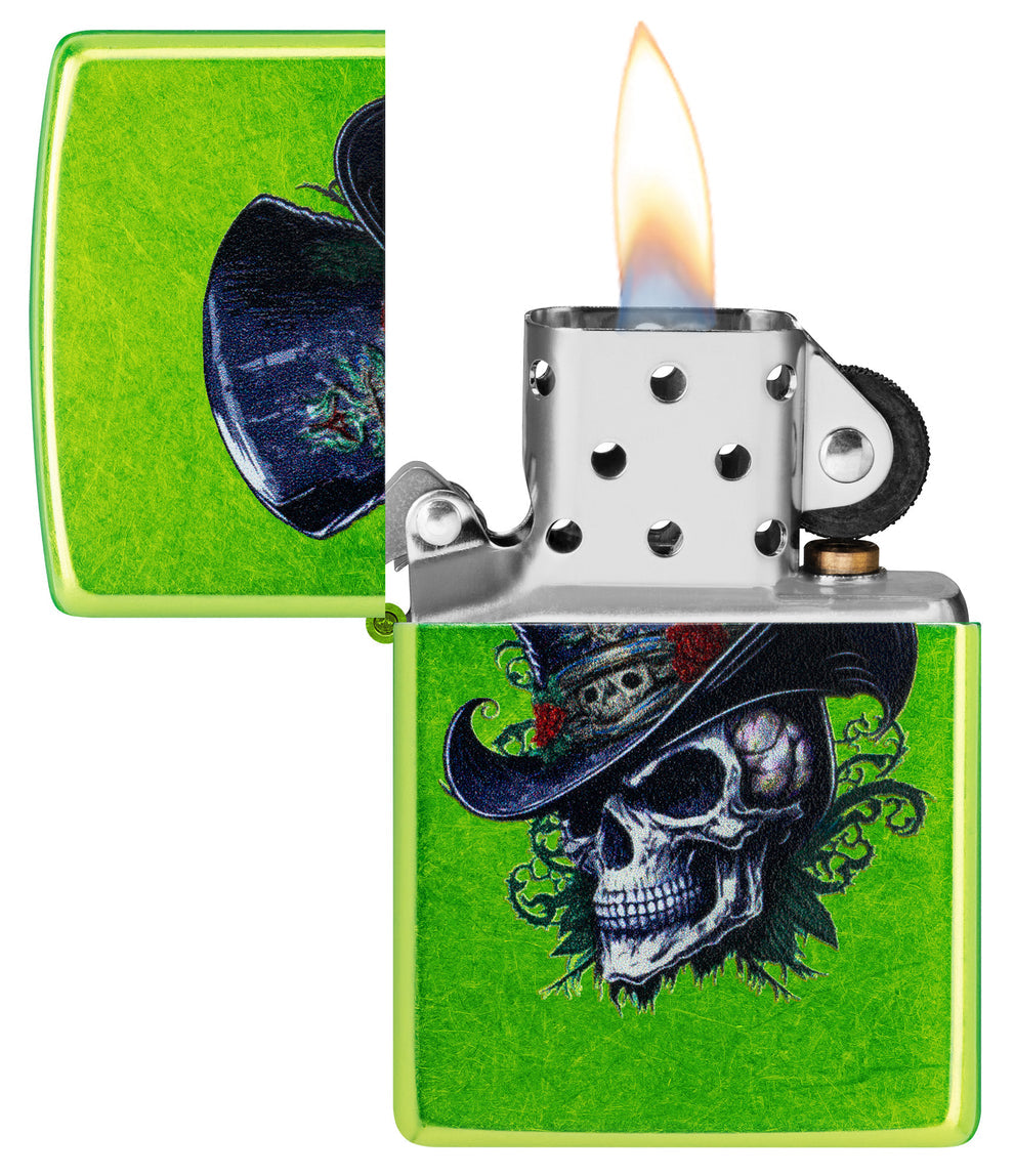 ZIPPO Steampunk Skeleton Design